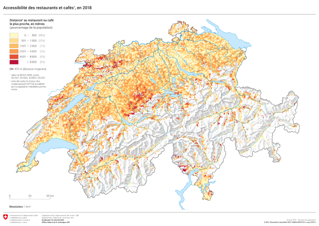 Accessibilité des restaurants et cafés