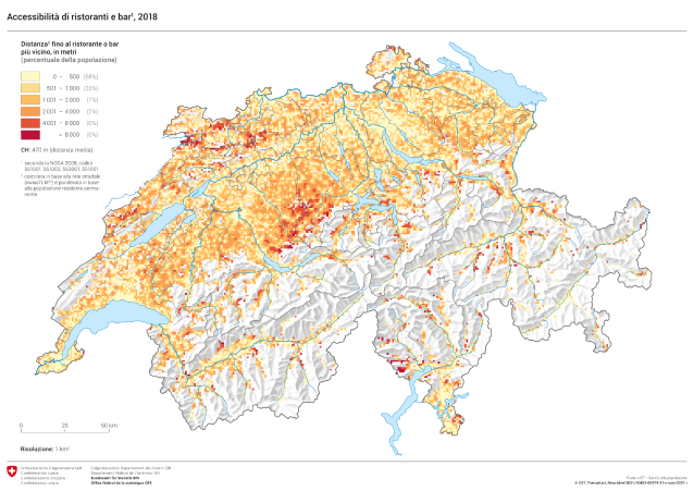 Accessibilità di ristoranti e bar