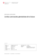 Limites communales généralisées, description: métainformations sur les géodonnées