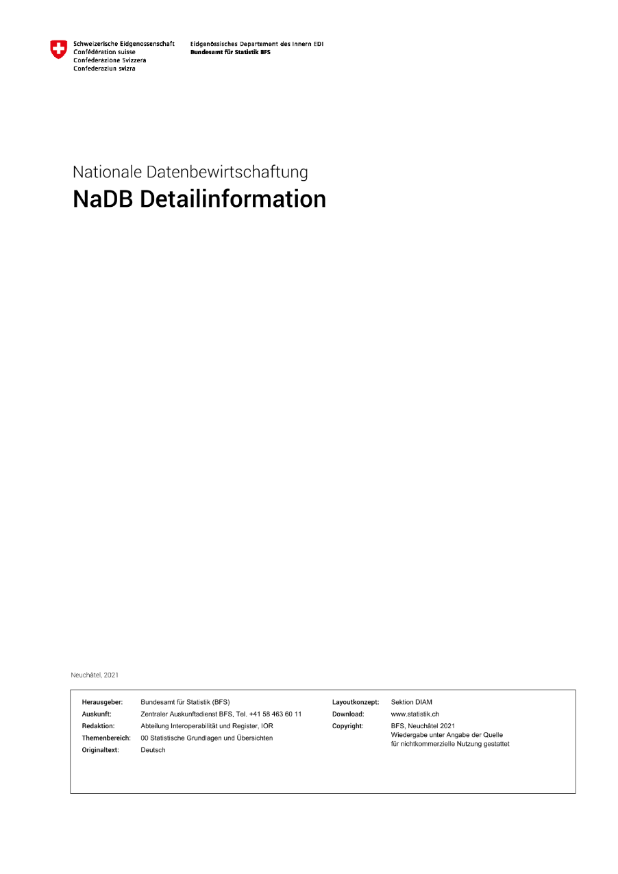 NaDB Detailinformation
