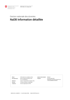NaDB Information détaillée