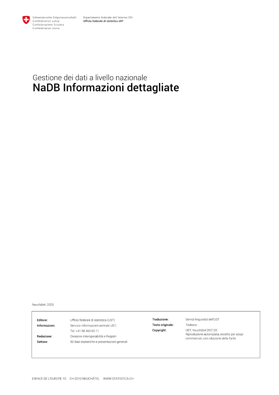 NaDB Informazioni dettagliate