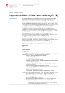 Regionale Landwirtschaftliche Gesamtrechnung