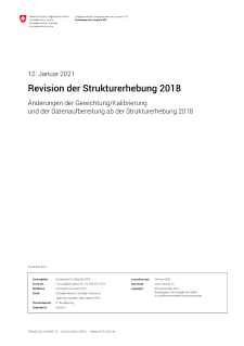 Revision der Strukturerhebung 2018