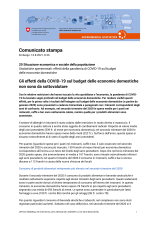 Gli effetti della COVID-19 sul budget delle economie domestiche non sono da sottovalutare
