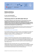 Holznutzung nimmt im Jahr 2020 wieder Fahrt auf