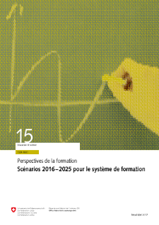 Scénarios 2016 - 2025 pour le système de formation