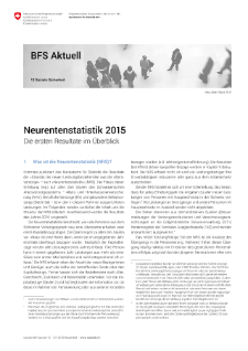 Neurentenstatistik 2015