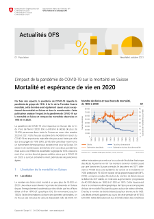 L'impact de la pandémie de COVID-19 sur la mortalité en Suisse