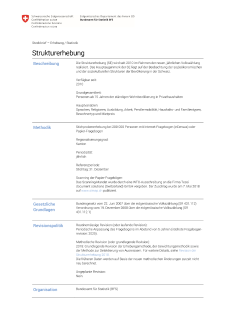 Strukturerhebung