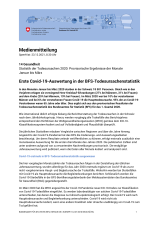 Erste Covid-19-Auswertung in der BFS-Todesursachenstatistik