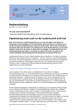 Digitalisierung macht auch vor der Landwirtschaft nicht Halt