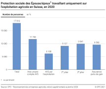 Protection sociale dans les exploitations agricoles en Suisse 2020
Chef/fe d'exploitation - Épouse/époux ou Partenaire