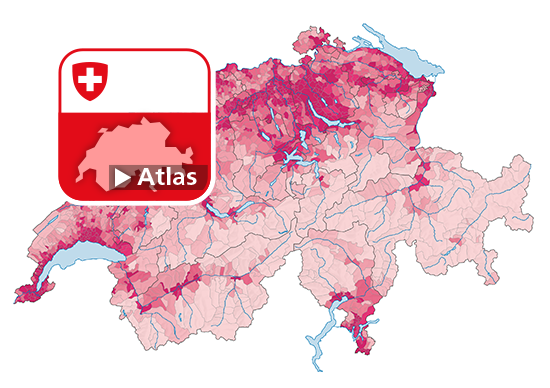 Part des surfaces d'habitat et d'infrastructure* dans la superficie totale, en 2013/18