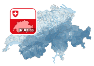 Anteil der vegetationslosen Flächen* (Fels, Geröll, Lockergestein) an der Gesamtfläche