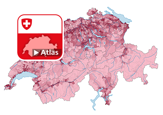 Anteil des Industrie- und Gewerbeareals* an der Gesamtfläche, 2013/18