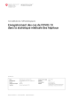 Considérations méthodologiques - Enregistrement des cas de COVID-19 dans la statistique médicale des hôpitaux