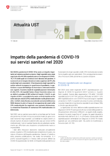 Impatto della pandemia di COVID-19 sui servizi sanitari nel 2020