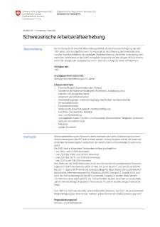 Schweizerische Arbeitskräfteerhebung