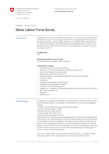 Swiss Labour Force Survey