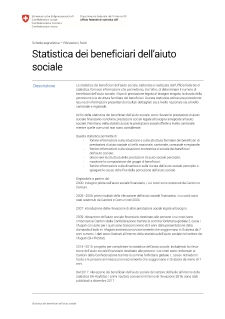 Statistica dei beneficiari dell'aiuto sociale