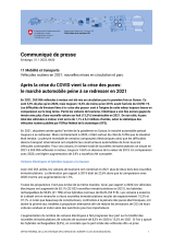 Après la crise du COVID vient la crise des puces: le marché automobile peine à se redresser en 2021