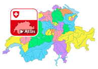 Les 26 cantons de la Suisse au 1.1.2022