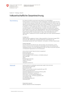 Volkswirtschaftliche Gesamtrechnung