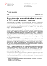 Gross domestic product in the 4th quarter of 2021