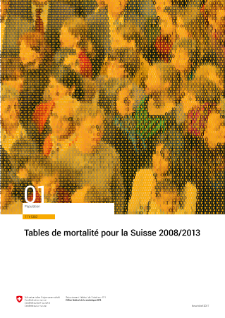 Tables de mortalité pour la Suisse 2008/2013