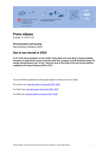 One in ten moved in 2020