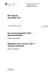 Krankenhausstatistik 2015 - Standardtabellen