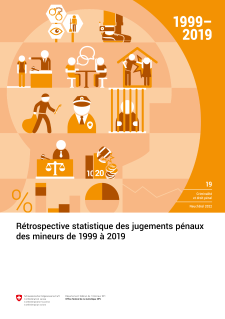 Rétrospective statistique des jugements pénaux  des mineurs de 1999 à 2019