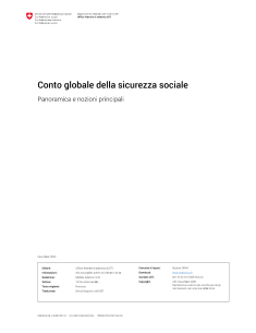 Conto globale della sicurezza sociale - Panoramica e nozioni principali