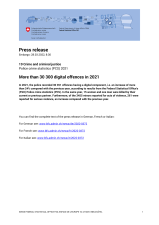 More than 30 300 digital offences in 2021