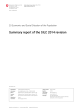 Summary report of the SILC 2014 revision