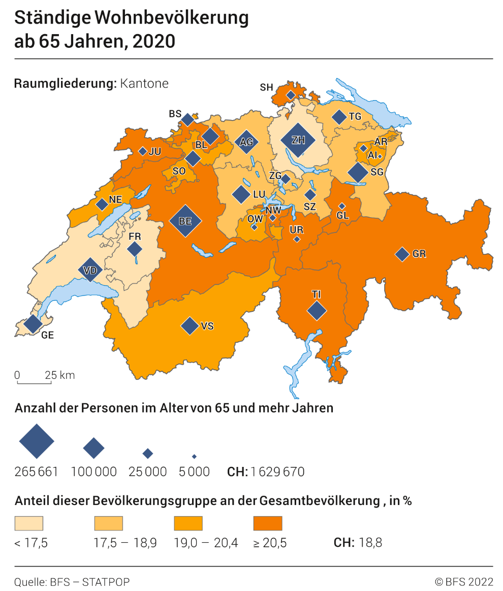 Ständige Wohnbevölkerung ab 65 Jahren