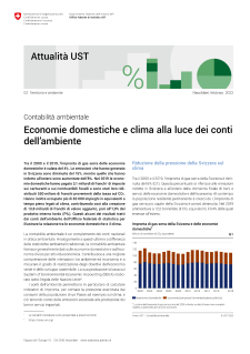 Economie domestiche e clima alla luce dei conti dell'ambiente