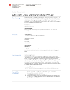 Luftverkehr, Linien- und Charterverkehr