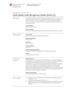 Trafic aérien, trafic de ligne ou charter