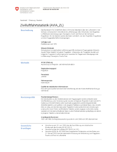 Zivilluftfahrtstatistik