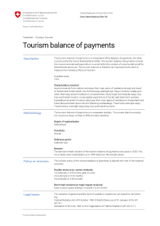 tourism balance of payments