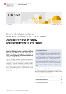 Survey on diversity and coexistence in Switzerland: results of the 2021 Diversity module