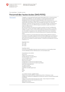 Personnel des hautes écoles