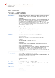 Pensionskassenstatistik