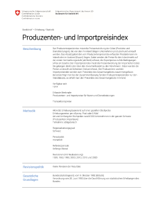Produzenten- und Importpreisindex