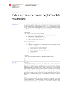 Indice svizzero dei prezzi degli immobili residenziali