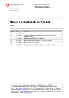 Manuel d'utilisation du service LEI