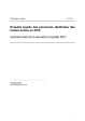 Enquête auprès des personnes diplômées des hautes écoles - Questionnaire de la deuxième enquête 2021