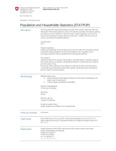 Population and Households Statistics